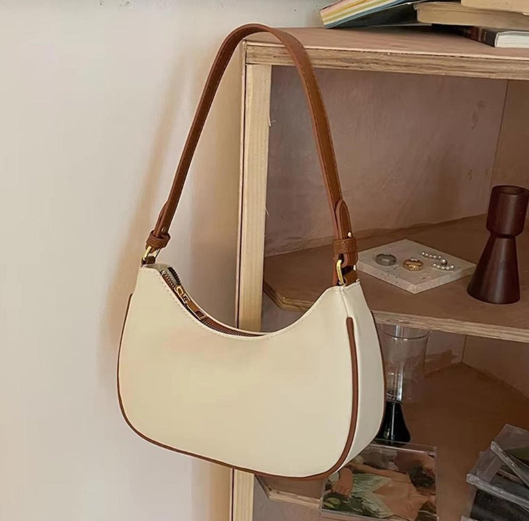Solid Leather Handbag for Women & Girls
