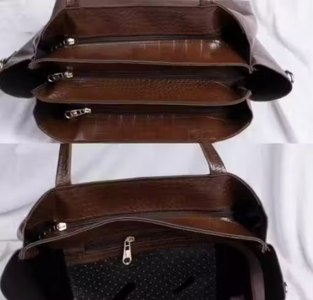 Stylish Textured Women’s Tote Handbag