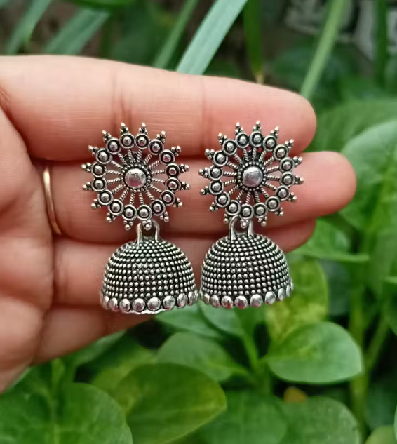 Antique Jhumka Earrings Set of 4