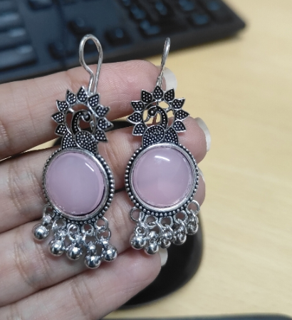 Earrings with Multi-Colored Set of 4