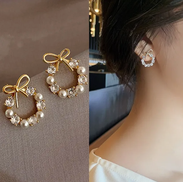 Combo of 3 Pair Pearl & Designer Stud