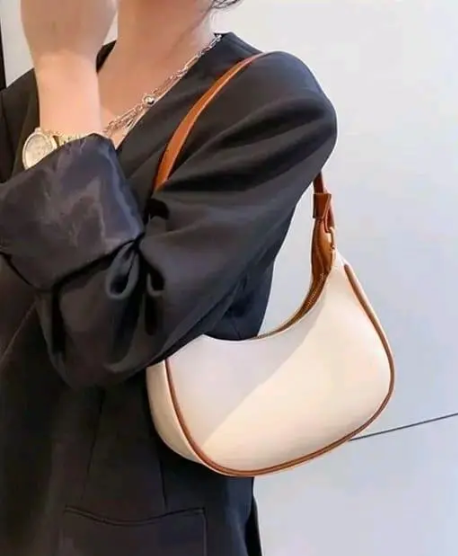 Solid Leather Handbag for Women & Girls