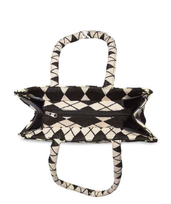 Large Jute Tote Handbag for Women