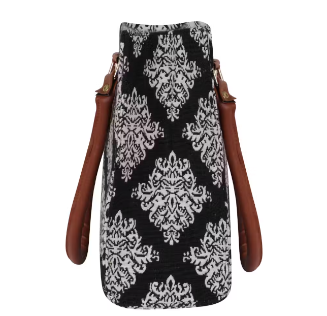 Large Kalamkari Canvas Tote Handbag