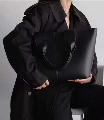 Premium Black Office Handbag