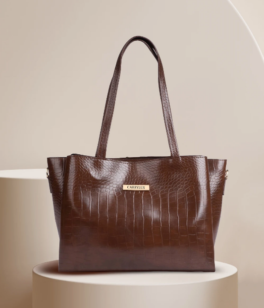 Stylish Textured Women’s Tote Handbag