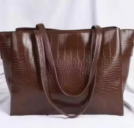 Stylish Textured Women’s Tote Handbag