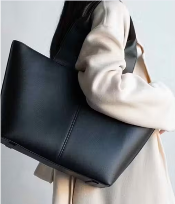 Premium Black Office Handbag