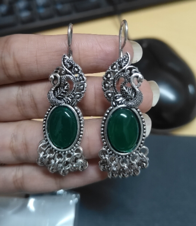 Earrings with Multi-Colored Set of 4