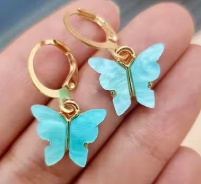 Combo of 4 Pair Cute Butterfly, Daisy, Shell