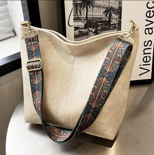 Retro Leather Large Handbag