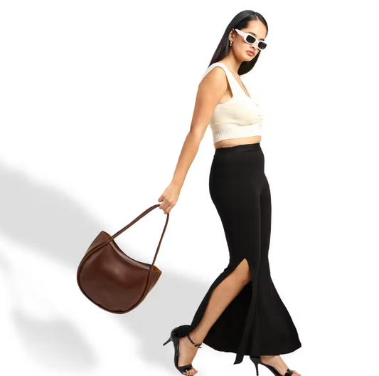 Trendy Leather Blends Fashion Handbag